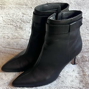 Banana Republic Black leather ankle bootie